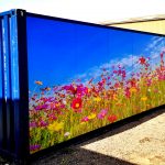 New 20ft x 8ft Storage Container With Branded with picture Panel